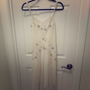 BCBG Maxazria White Formal Dress